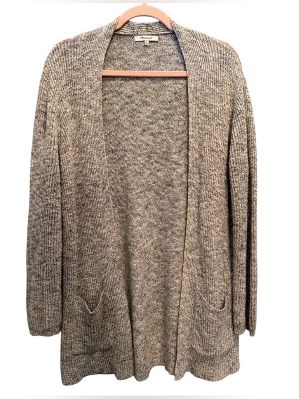 Madewell Heather Gray Open-Front Cozy Cardigan Medium